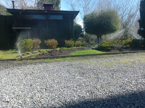 Riego condominio Pucón riegos automaticos